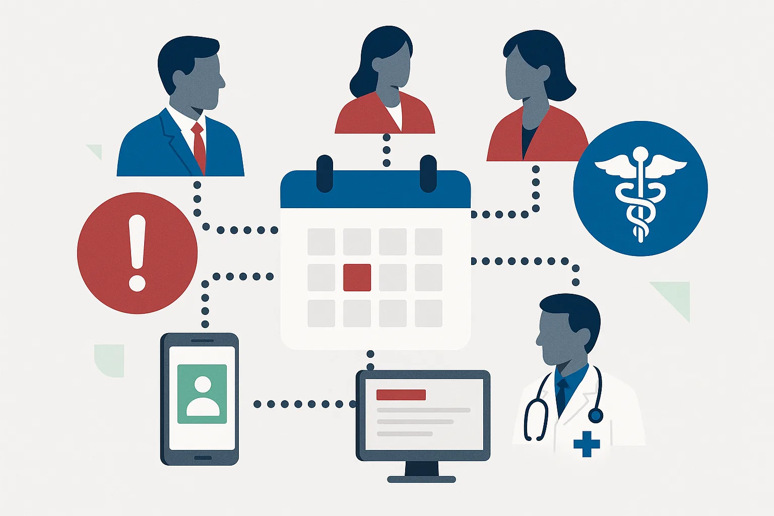 3. 医療予約の例で見る実害：連携しているのに最適化できない多エージェント