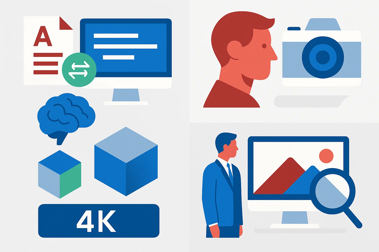 3. 業務要件で効く新機能：文字生成・翻訳、被写体一貫性、4K/思考レベル、画像検索