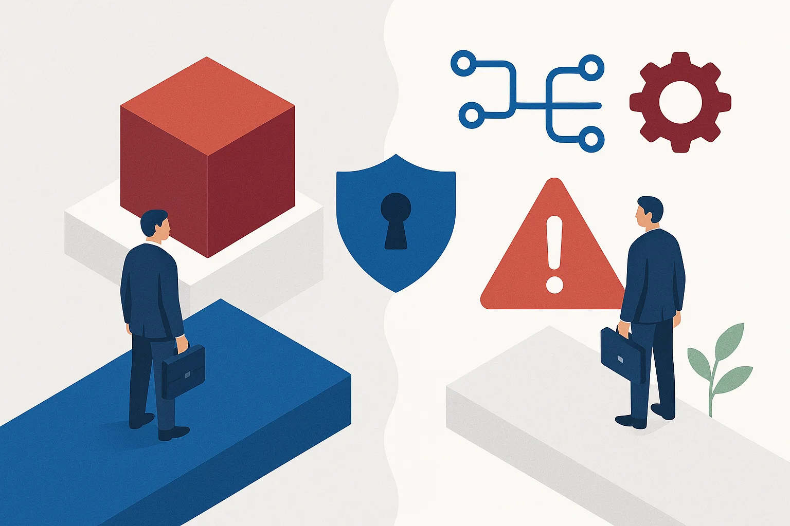 5. 差別化とリスク:単一ベンダー対抗、API依存・ガバナンス課題